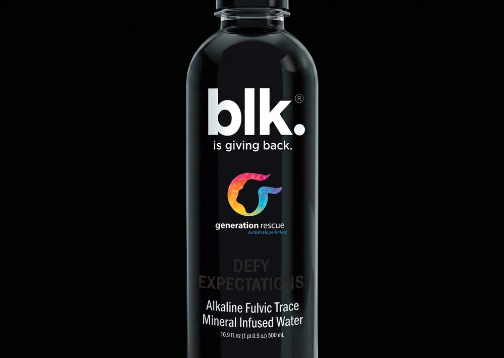 BLK Bottle custom beverage labels printed in New Jersey